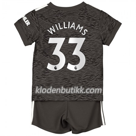 Manchester United Williams 33 Barn Bortedraktsett 2020-2021 Kortermet (+ Korte bukser)